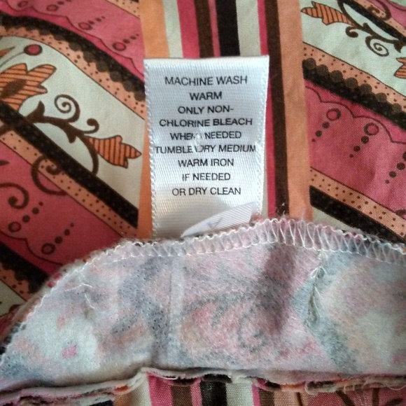 Ann Taylor Loft Skirt Chevron and Stripes Size 4 - Picture 7 of 7